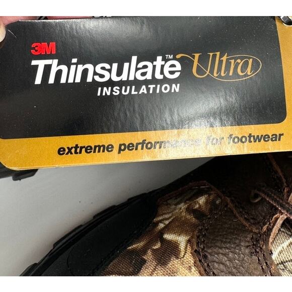 Herman Survivors Men’s 14W Camo Hunting Boots Thinsulate 400g Waterproof - Picture 7 of 8